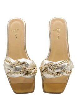 Faina Dulcey - Muiltjes - Gold -Faina 034ea3ca28854fa5869f0ba20a1ab68e