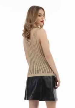 Faina Mit Effekt - Top - Creme Gold 7 Faina Mit Effekt - Top - Creme Gold -Faina 07107bfc3bb8441cba629c9c8e190ed6