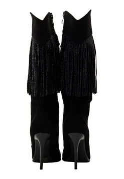 Faina Dulcey - Cowboy-/Bikerlaarsjes - Schwarz -Faina 09ba7521ba634d45a9a75ab55d878866