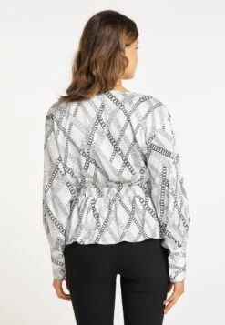 Faina Tassia - Blouse - Wollweiss Schwarz -Faina 0b68a3c177d440188d40bad317ec071b