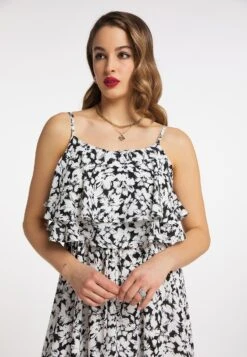 Faina Tylin - Maxi-Jurk - Schwarz Weiss -Faina 0f48c8acf9e043f6a14f7cbcd2ab9e2b