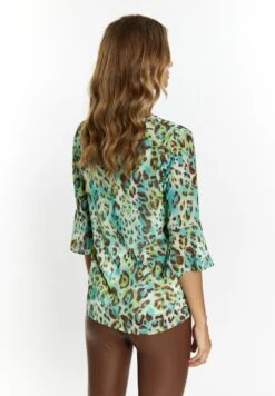 Faina Blouse - Türkis/Mehrfarbig -Faina 11b4797659114ee8927b77efdb99bdaa