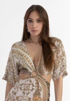 Faina Mit Cut-Outs - Jurk - Weiss -Faina 1328e6fd798e41b68f902d6168d5d878