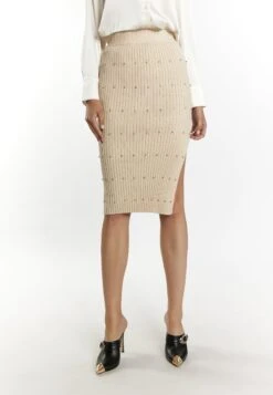 Faina Mit Strass Steinen Dulcey - Kokerrok - Hellbeige