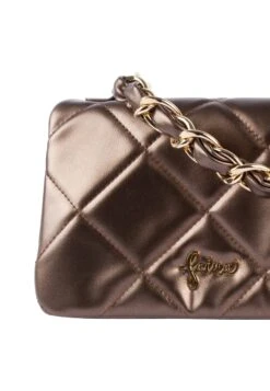 Faina Im Metallic-Look - Handtas - Dunkelgold -Faina 204751a9609649159c8459c8bb22bc9a