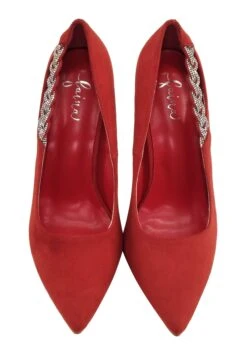 Faina Mit Kristallverzierung Aleva - Hoge Hakken - Rot 9 Faina Mit Kristallverzierung Aleva - Hoge Hakken - Rot -Faina 2300790c30d5403c85df5f2198355973