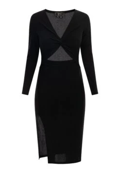 Faina Mit Glanzgarn - Etui-Jurk - Schwarz -Faina 23f4763827504e719e27b715d5880a66