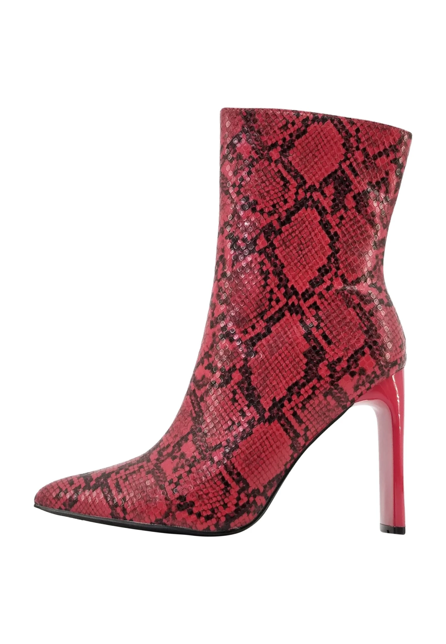 Faina Paino - Enkellaarsjes Met Hoge Hak - Rot 2 Faina Paino - Enkellaarsjes Met Hoge Hak - Rot - Afbeelding 2