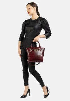 Faina Handtas - Dunkelrot