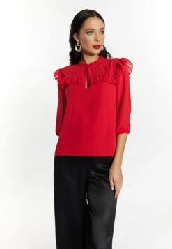 Faina Rüschen - Blouse - Rot