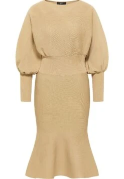 Faina Nascita - Gebreide Jurk - Kamel -Faina 33d72c8b8b0c4a2087e38f03092c6cdc