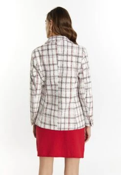 Faina Blazer - Wollweiss Kariert -Faina 351bf3f5b3234e3e8d11179fa68a3484