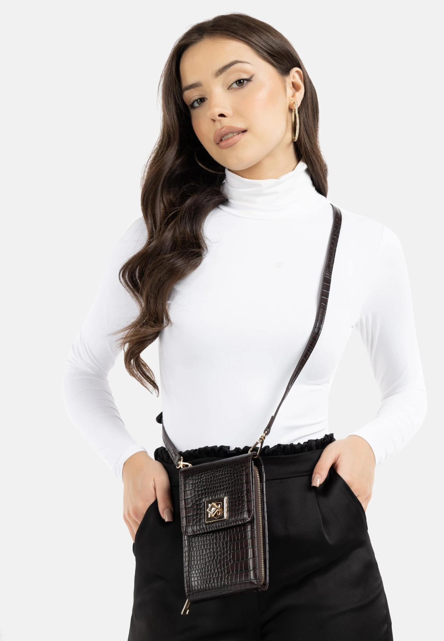 Faina Tylin - Schoudertas - Braun 1 Faina Tylin - Schoudertas - Braun