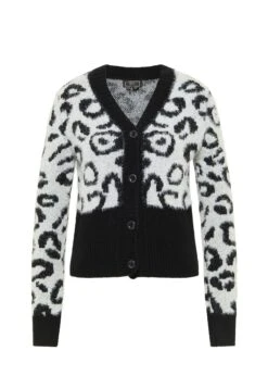 Faina Imane - Vest - Wollweiss Schwarz -Faina 3a55497985a0408c93d3cfbd3432192c