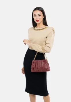 Faina Tylin - Handtas - Dunkelrot