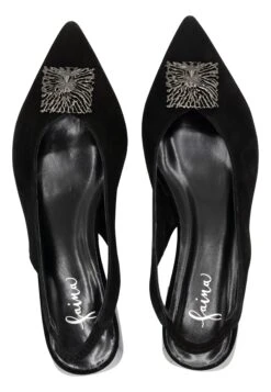 Faina Dulcey - Slingback Ballerina´S - Schwarz -Faina 3f00491fb70b4e5a978e58990329dd07