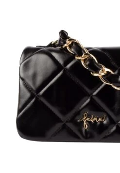 Faina Im Metallic-Look - Handtas - Schwarz -Faina 433910d4695649dfbcce47916b6aabdf