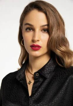 Faina Ikita - Overhemdblouse - Schwarz -Faina 447f0b10fdc641a2a272390113797397