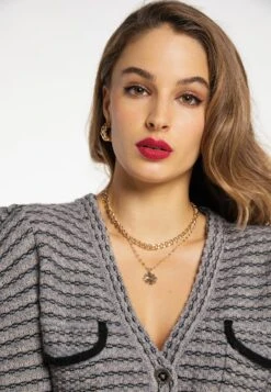 Faina Nascita - Vest - Grau Mehrfarbig -Faina 4d99ffd1955c419cae8cb1fe4287da8a