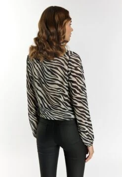 Faina Mit Zebraprint - Blouse - Weiss Schwarz -Faina 504cdfca60a446e5b8736c92b261fc3e