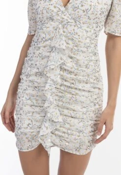 Faina Etui-Jurk - Wollweiss Mehrfarbig -Faina 5213875b5c1040e6914992f48896d304