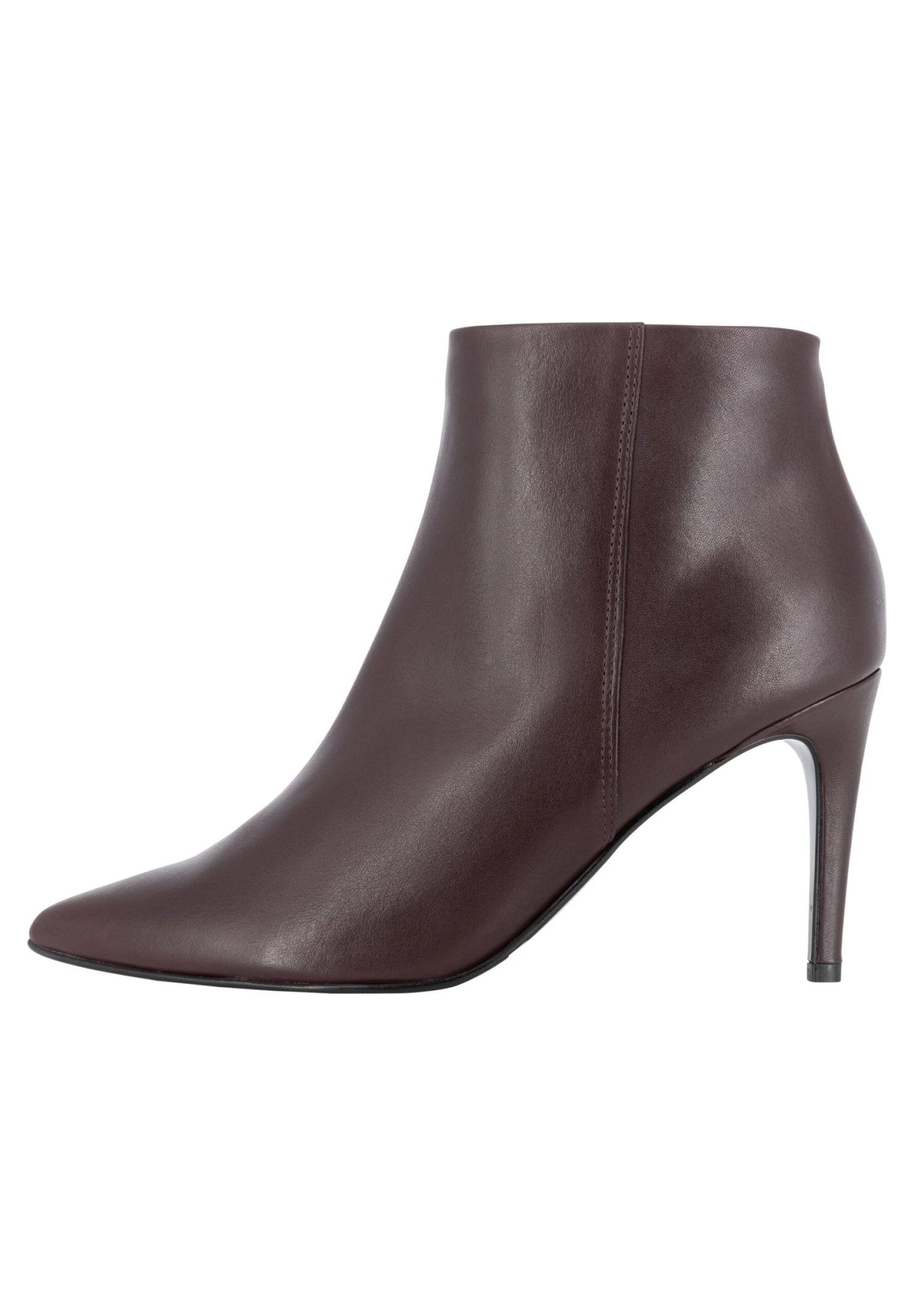 Faina Enkellaarsjes Met Hoge Hak - Dunkelllila 2 Faina Enkellaarsjes Met Hoge Hak - Dunkelllila - Afbeelding 2