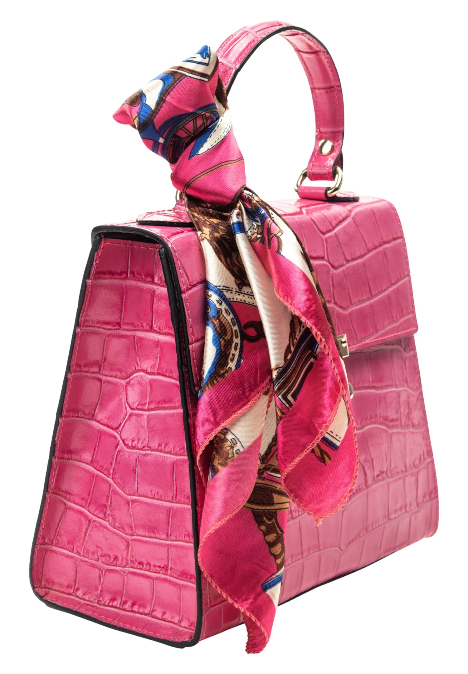 Faina Aus- Handtas - Fuchsia 4 Faina Aus- Handtas - Fuchsia - Afbeelding 4