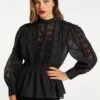 Faina Blouse - Schwarz