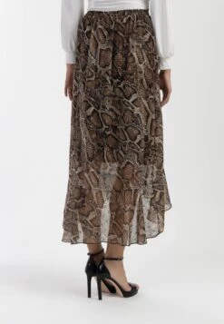 Faina Maxirok - Beige Schlange -Faina 6fe497105e7d4771b42f12167470642d