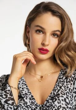 Faina Ikita - Blouse - Weiss Schwarz -Faina 74faef7dcea441f8b53c4c6af2a71233