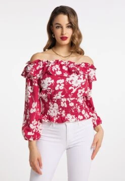 Faina Mioki - Blouse - Rot Weiss