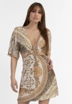 Faina Mit Cut-Outs - Jurk - Weiss