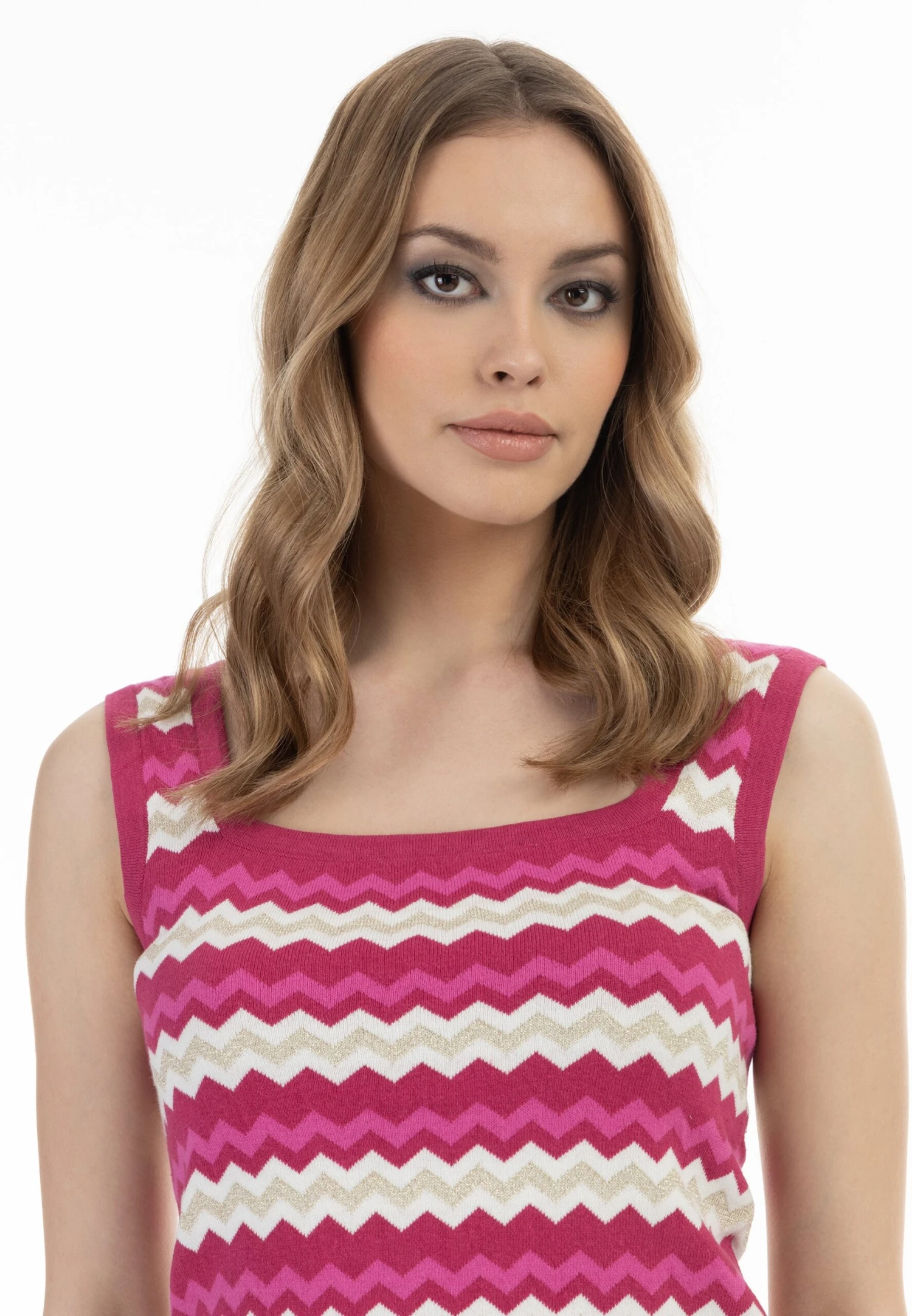 Faina Tank - Top - Pink Mehrfarbig 4 Faina Tank - Top - Pink Mehrfarbig - Afbeelding 4