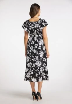 Faina Mioki - Jurk - Schwarz Weiss -Faina 808083385fc643f99ad6463928c59ae3