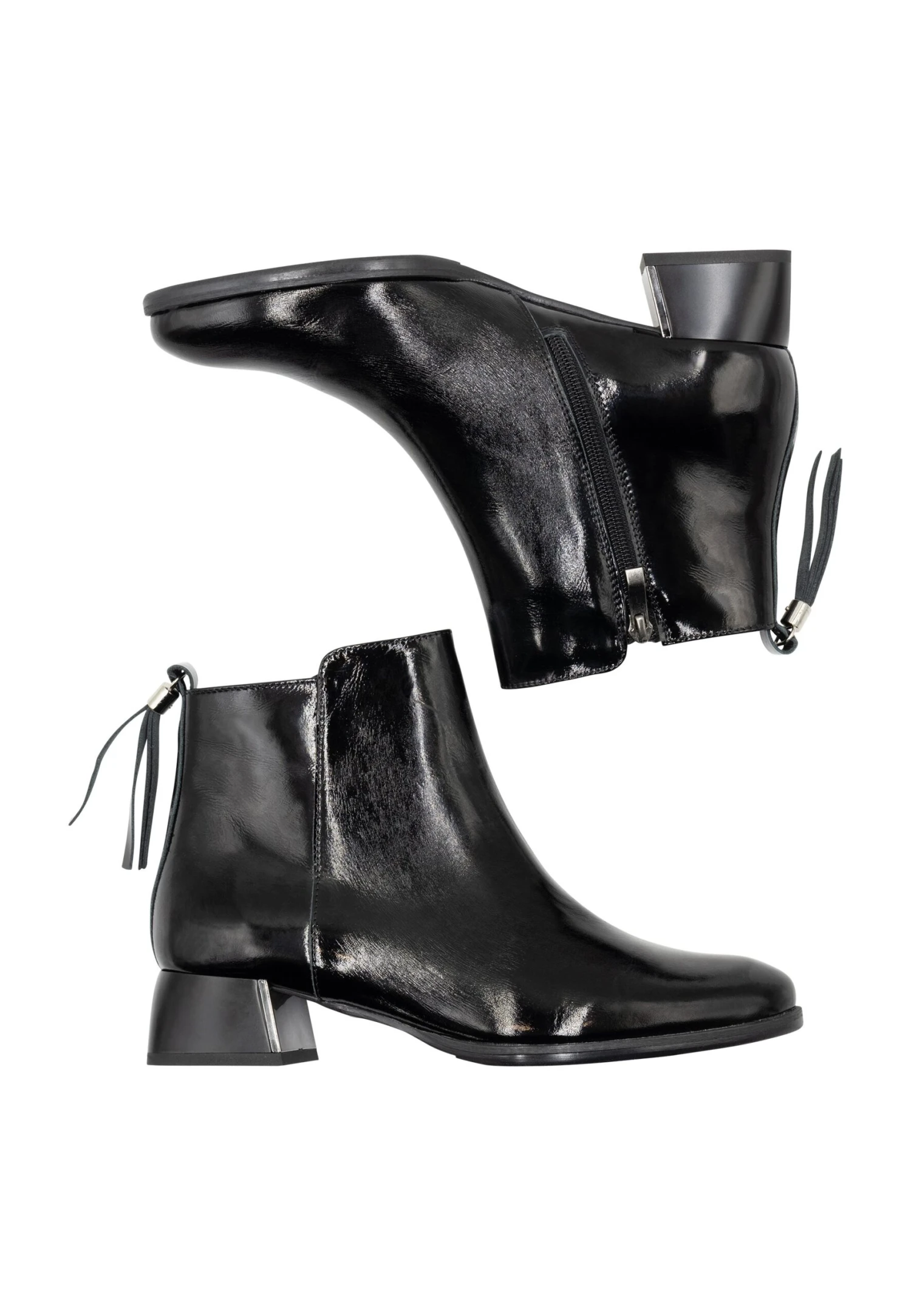 Faina Korte Laarzen - Schwarz 5 Faina Korte Laarzen - Schwarz - Afbeelding 5