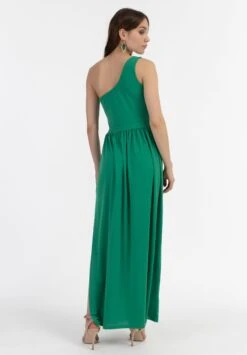 Faina One-Shoulder- Maxi-Jurk - Waldgrün -Faina 81ad574cea534f388f1ed1cb89021225