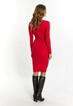 Faina Mit Strass-Steinen Koosh - Etui-Jurk - Rot -Faina 8b4f6959caaf47ad918e54c9f4275740