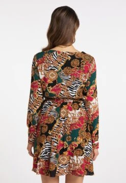 Faina Mioki - Jurk - Rot Mehrfarbig -Faina 8b8308f00686446ebd9ec5f689d70415