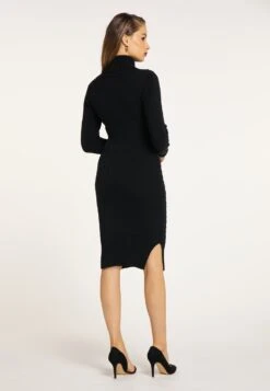 Faina Imane - Gebreide Jurk - Schwarz -Faina 8bb6588f2fe4443786ee50eeb5356e52