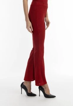 Faina Mit Glanzgarn - Broek - Rot -Faina 8bfa021876234d3ebab00e10f1c14680