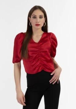 Faina Drapiertes Caneva - Blouse - Rot