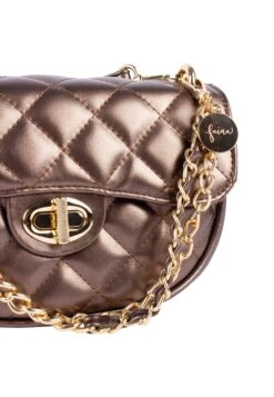 Faina Im Metallic Look Caneva - Handtas - Dunkelgold 9 Faina Im Metallic Look Caneva - Handtas - Dunkelgold -Faina 98657bba2c184ffe92f27cae429cfe8c