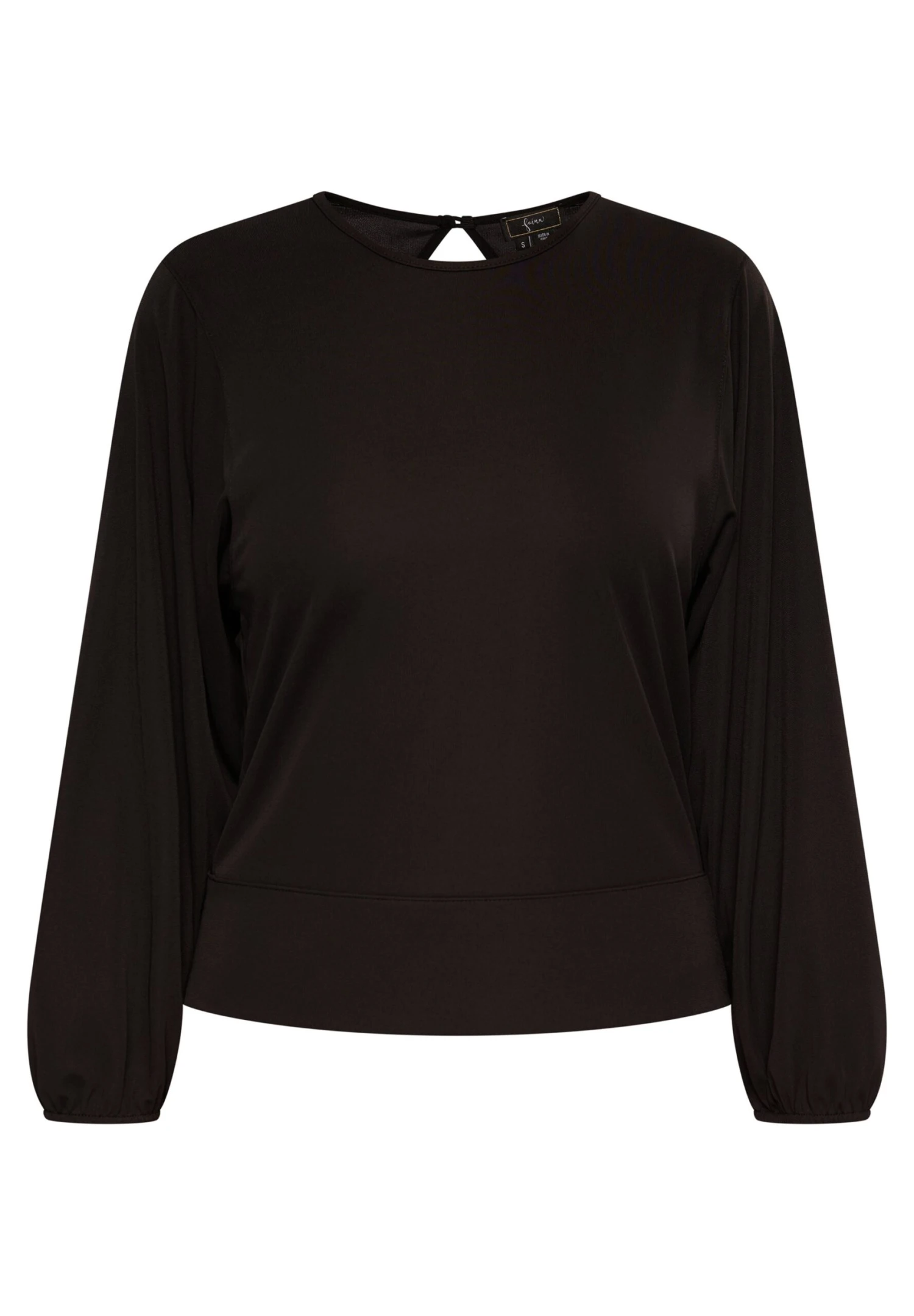 Faina Rückenfreies - Longsleeve - Schwarz 5 Faina Rückenfreies - Longsleeve - Schwarz - Afbeelding 5