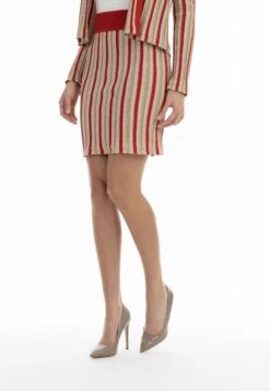 Faina Minirok - Rot Mehrfarbig