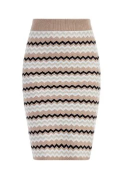 Faina Strick- Kokerrok - Beige Mehrfarbig -Faina 9bd27db332c1439088ec532cea68ef70