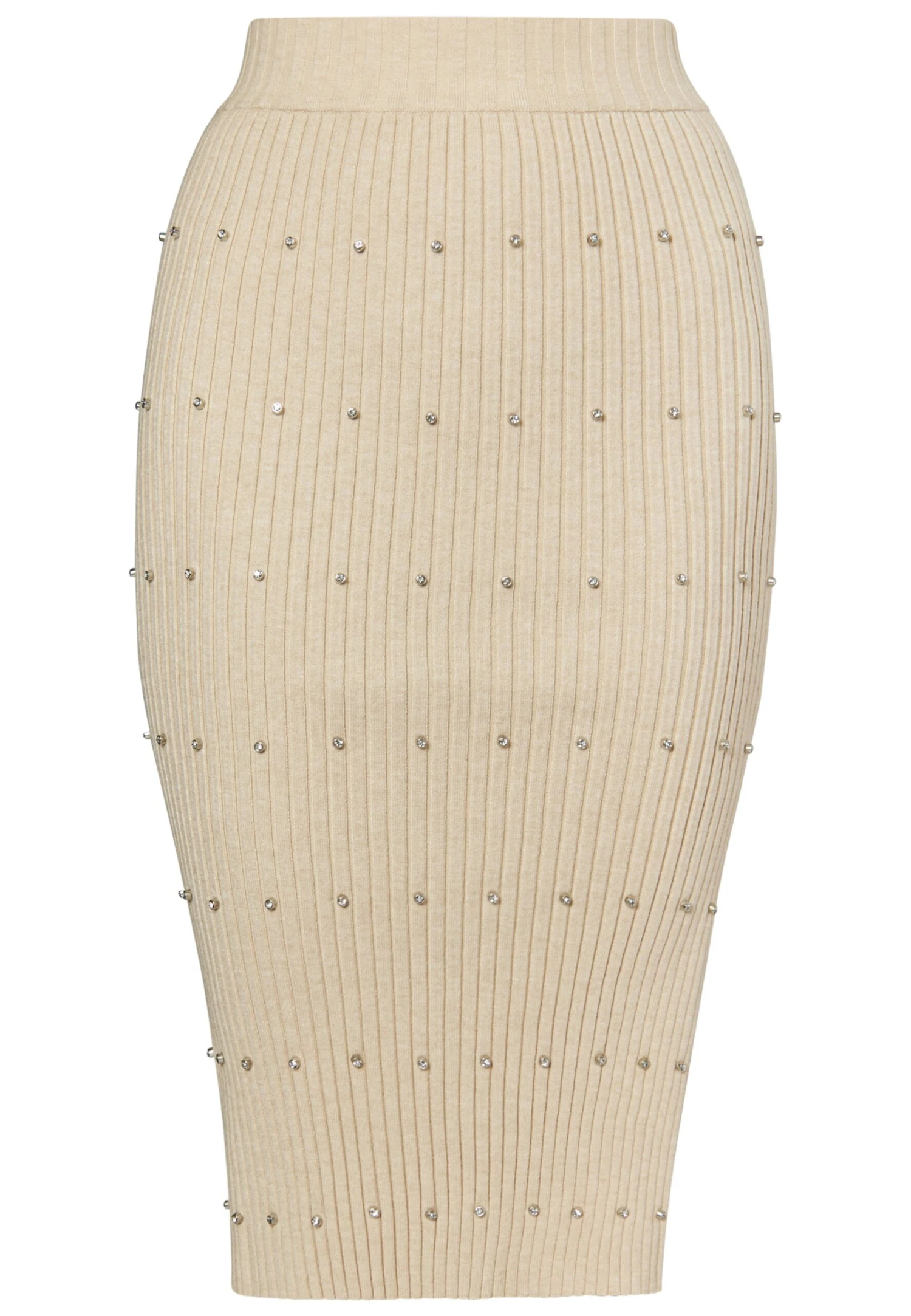 Faina Mit Strass Steinen Dulcey - Kokerrok - Hellbeige 5 Faina Mit Strass Steinen Dulcey - Kokerrok - Hellbeige - Afbeelding 5