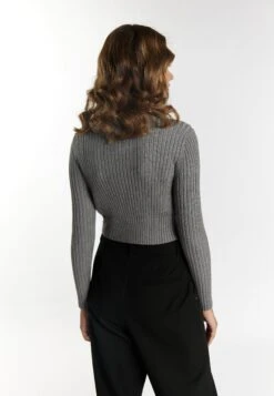 Faina Mit Strass Steinen Imane - Trui - Grau Melange -Faina a6cb5fa0f05944e39f0c8a45ef4f5d0d