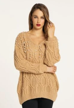 Faina Zitha - Trui - Kamel