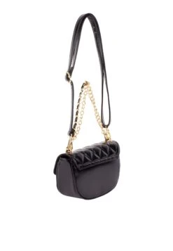 Faina Im Metallic Look Caneva - Handtas - Schwarz -Faina ac8bf64eb557471987373751accfe2ba