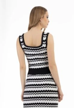 Faina Tank - Top - Schwarz Weiss -Faina ae264f591a8a468bb68995e9e3731019